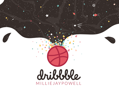 Hello, Dribbble! illustration