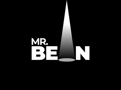 mrbean wordmark bean clean design featured flat light logo logotype mr.bean mrbean ray simple spotlight typography vector wordmark