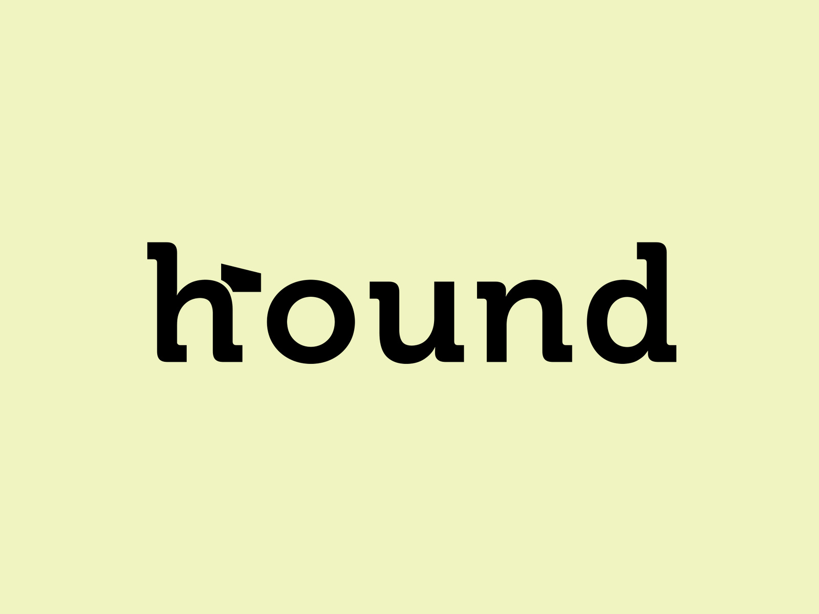 Hound wordmark by finalidea on Dribbble