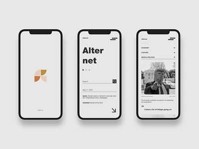 Design of the AlterNet Mobile App - AlterNet Mobile App