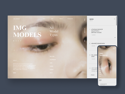 IMG Models Redesign | Model Management | Redesign