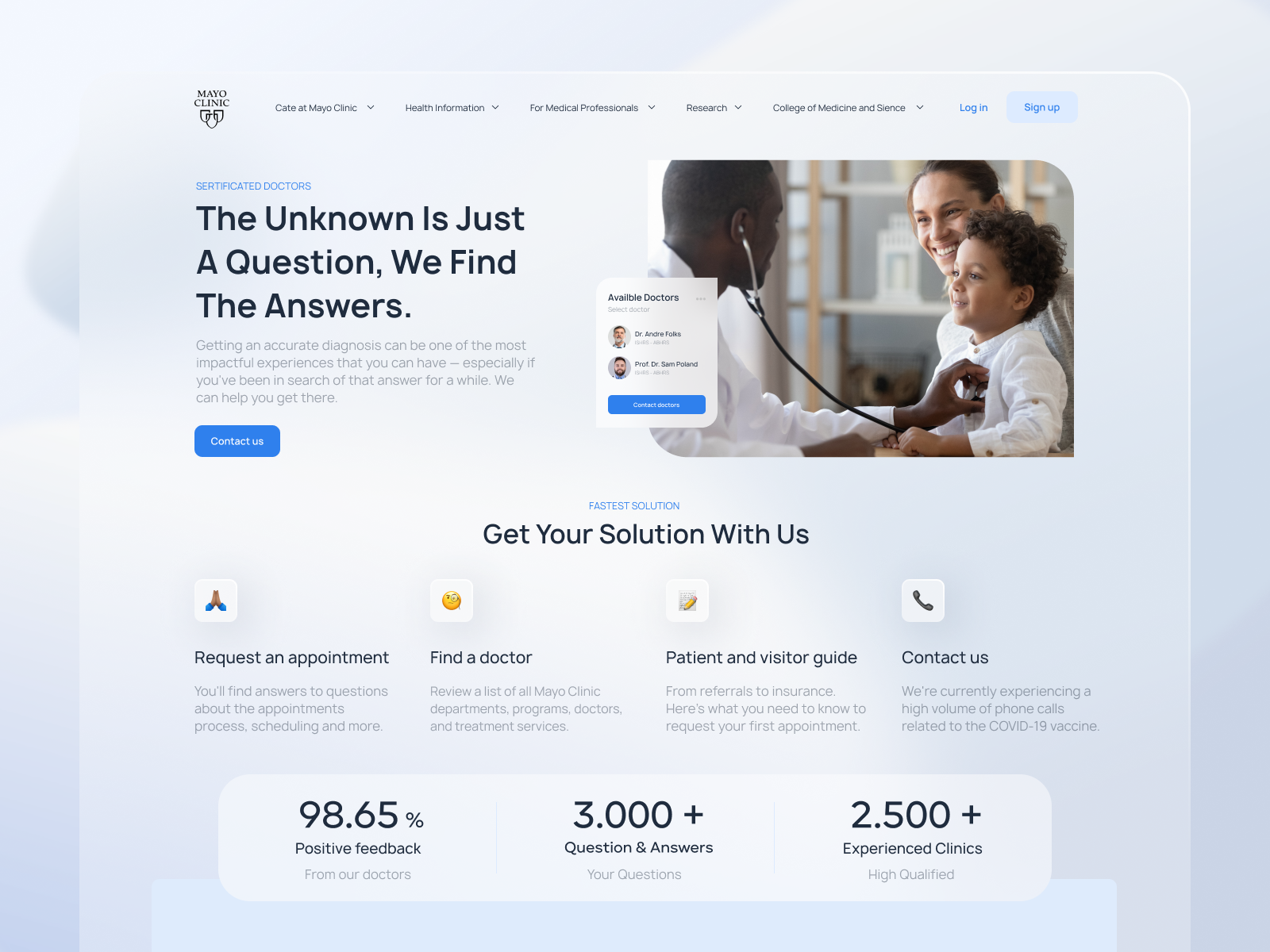 clinic-website-introducing-mayo-clinic-redesign-by-brightlab-on-dribbble