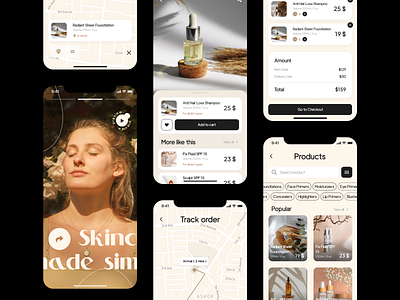 💄 E-commerce Website - Beauty Care with Chicago business design finance graphic design growth home page interaction design interface investment landing page motion graphics ui uidesign user experience ux uxdesign web web design web marketing website