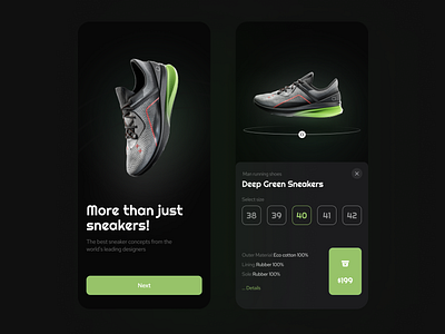 Sneakers Shop App Concept