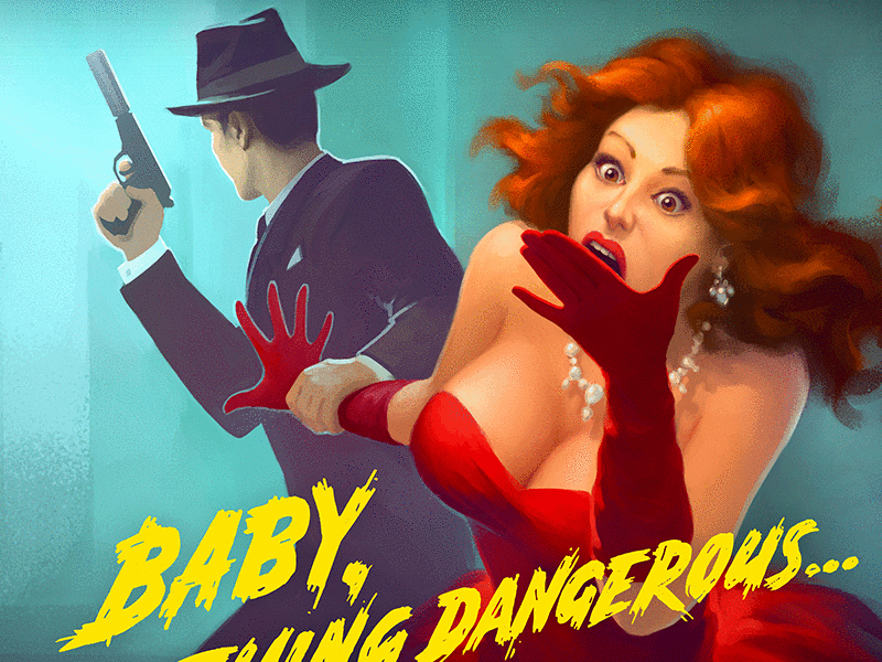 Baby, nothing dangerous! 2d album art gif illustration music process