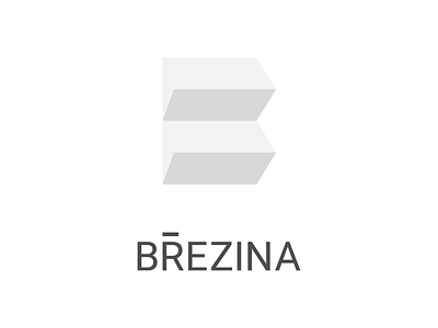 BREZINA architect architecture b blocks blocky icon letter b logo logotype minimal simple