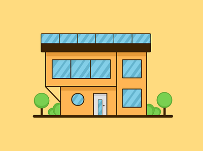 simple house illustration design house icon illustration minimal