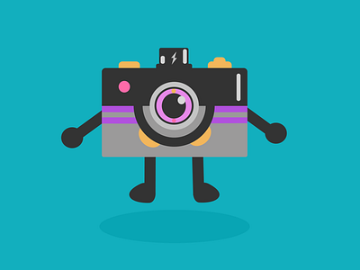 A cute camera illustration