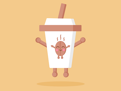 cute coffee illustration