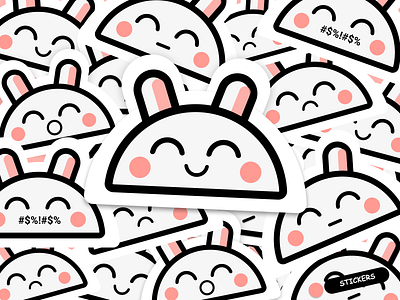 Cute Bunny Stickers