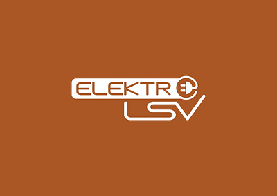 ElectroLSV Logo branding cloud design eco electric icon logo love vector