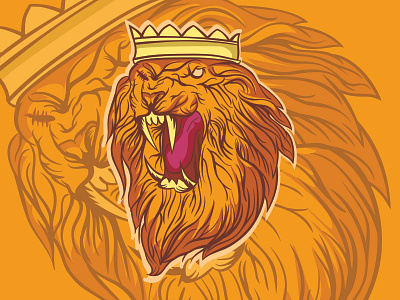 Angry Lion artwork artworkforsale forsale freebie gaming logo gaminglogo illustration mascot character mascot design mascot logo tshirt design