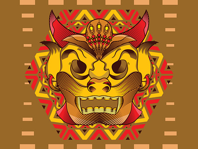 The Mask artwork artworkforsale design freebie gaming logo illustration logo mascot design tshirt design vector