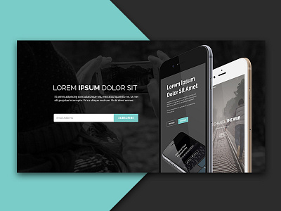 Daily UI  003 -  Landing Page