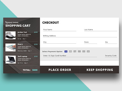 Daily Ui 002 - Credit Checkout 002 daily ui daily ui challenge dailyui dailyuichallenge ui ui kit web design