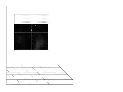Window black and white graphic design illustration minimal minimalistic simple space surreal vector window