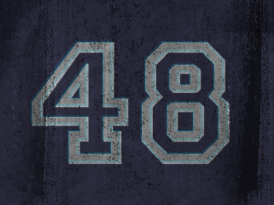 48h film project black blue grunge logo simple
