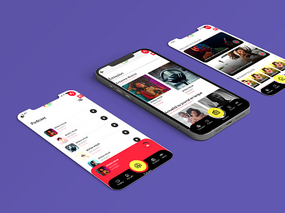 Radio RTBF africa animation app design design thinking flat flat design gougou graphic design illustration jesse mobile app mobile design radio ui ui design usability usefull ux ux design