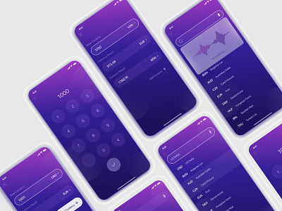 Currency Conversion App app design icon redesign ui