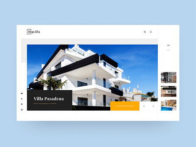 Higvilla. Villas booking site. design ui ux webdesign