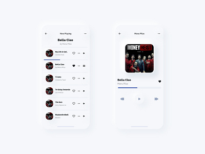 Soft UI Design Music Player