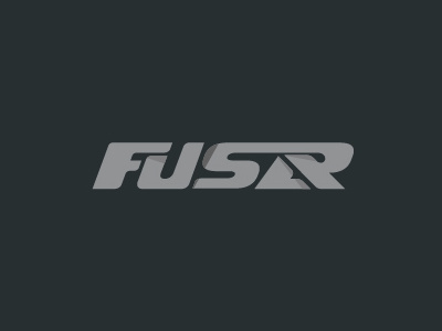 Fusar custom font fast shadow sports track typography