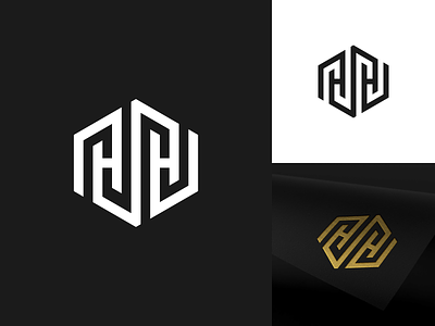 H&H Monogram Letter Logo Design