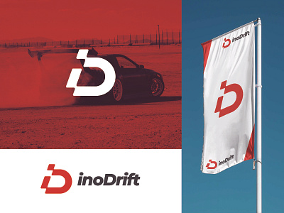 inoDrift Logo Design - Monogram Letter