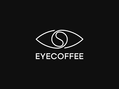 EYECOFFEE brand brand identity branding coffee coffeeshop design eye icon logo logomark logotype mark minimal modern monoline simple symbol