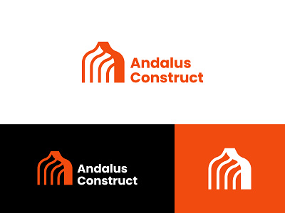 Andalus Construct - Building Construction Company brand brand identity branding brandmark business company construction design icon identity logo logomark logotype mark modern simple symbol visual identiy