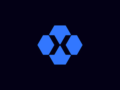 Letter X Geometrical Mark