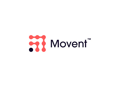 Movent Logo Design Concept analytics brand identity chart graph clean minimalist data data analyst dataviz digital branding dots e learning education company icon logo logo design logo symbol modern logomark simple mark startup technology statistics tech business