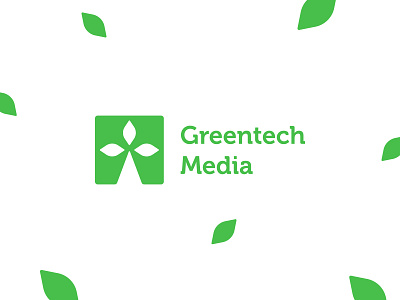 Greentech Media Logo Design brand branding business company digital media graphic design green tech identity leaf logo design logomark mark minimal modern logo simple startup