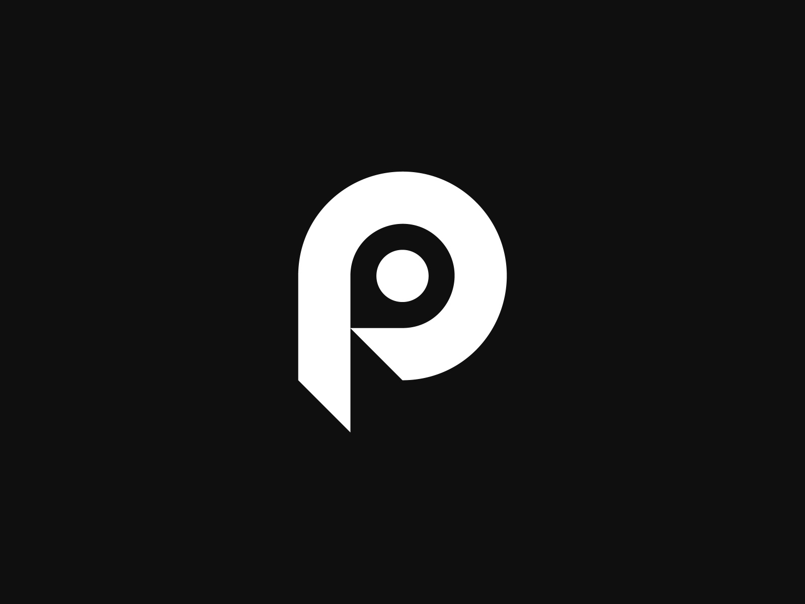 Letter P + Pin Location Mark by Faikar | Logo Designer on Dribbble