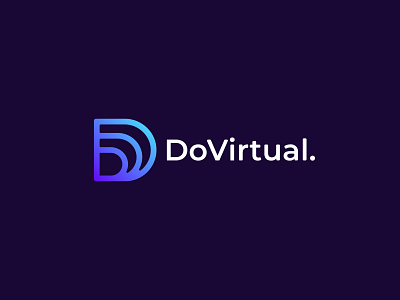 DoVirtual Logo Design Concept by Faikar | Logo Designer on Dribbble