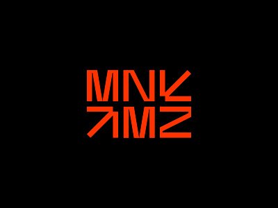 MNMZ (↗Minimize↙) Logotype brand branding business comapany corporate futuristic geometric geometry grid system identity logo design logotype minimal minimalism modern simple vector wordmark