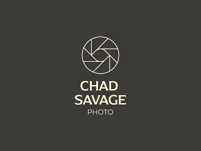 Chad Savage Photo - Logo Design Concept art brand branding design brandmark camera eye lens logo design logo designer logomark luxury modern photo photographer photography identity simple symbol vector vintage vision