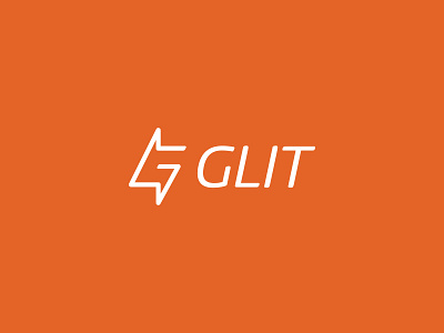 GLIT Logo Concept bolt brand identity branding electric graphic design letter g lettermark lightening logo design logomark mark minimal modern monogram simple symbol thunder