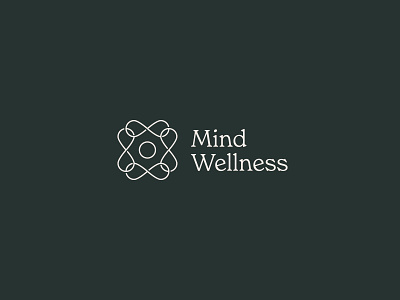 Mind Wellness - Logo Concept abstract brand branding business company design designer healthy logo logomark mark meditation mental health mind modern simple symbol visual identity wellbeing wellness