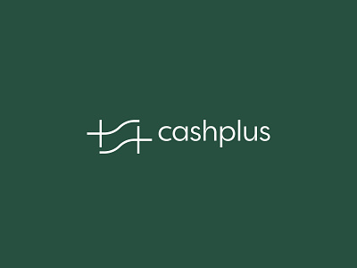 Cashplus - Logo Concept add app icon brand identity cash credit dollar finance fintech logo designer mark minimal branding modern logo design money plus simple logomark startup symbol wallet