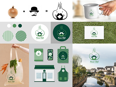 Logo & a brand identify elements for a farm business advertising branding corporate style design eco farm business graphic design identify logo natural trademark trendy stylish trendy vector