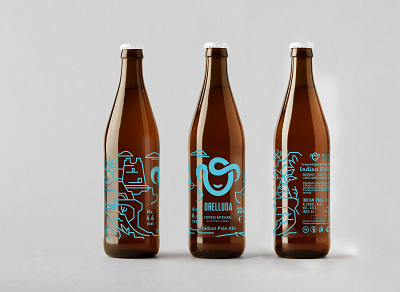 Orelluda - Craft Beer - Idian Pale Ale branding design graphic design illustration packaging packaging design vector