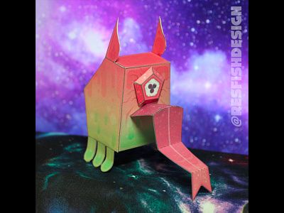 Far Out Dudes : Tungus alien character art character design papercraft
