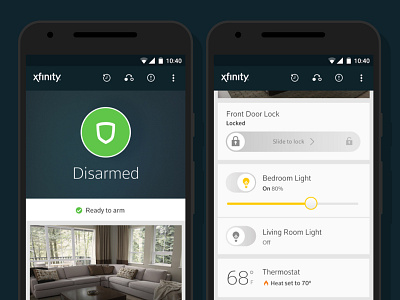 Xfinity Home for Android android home security smart home xfinity