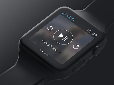 Apple Watch TV Controls apple watch play tv ui watch xfinity