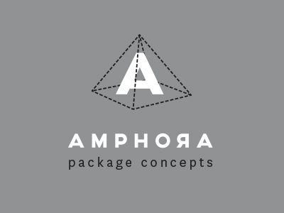 Amphora Package Concepts a amphora black grey identity logo packaging white