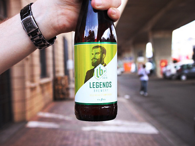 Legends Brewery Labels beer craft beer gold green hipster labels legend packaging
