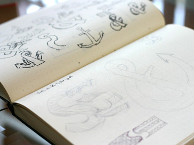 Anchor Ampersand Sketches