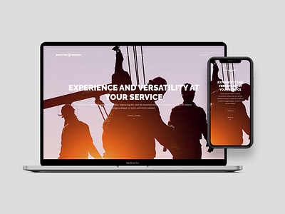 Oil Company Landing Page