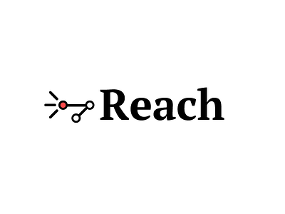 Reach branding icons logo minimal typography